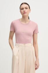 Alpha Industries pamut póló Crystal T Wmn női, rózsaszín, 136063 - rózsaszín L