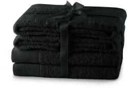 Inne home & lifestyle törölköző készlet Amari 6 db fekete, 0 - fekete Univerzális méret