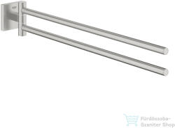 GROHE START CUBE 43, 8 cm-es törölközőtartó, Supersteel 40976DC0 (40976DC0)
