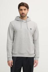 Adidas pamut melegítőfelső Essential szürke, férfi, sima, kapucnis, JD2405 - szürke M