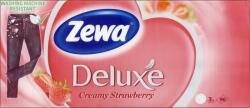 Zewa Deluxe papírzsebkendő 3 rétegű 90 db Strawberry
