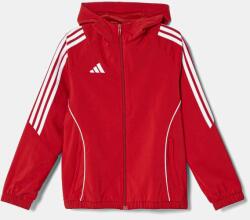 Adidas gyerek felső piros, nyomott mintás, kapucnis, IM8800 - piros 164