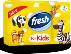 Fresh papírzsebkendő illatos 6x10 db (KIDS)