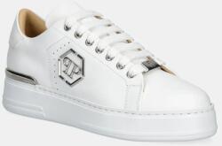 Philipp Plein bőr sportcipő Nappa Lo-Top Hexagon fehér, USC0670 PLE010N 01 - fehér Női 39