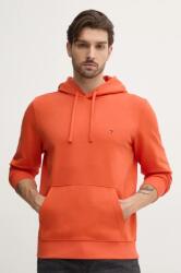 Tommy Hilfiger pamut melegítőfelső fekete, férfi, melange, kapucnis, MW0MW37235 - narancssárga M