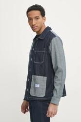 HUGO Blue farmering férfi, galléros, sötétkék, regular, 50534188 - sötétkék S