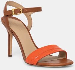 Lauren Ralph Lauren bőr szandál Gwen narancssárga, 802962183001 - narancssárga Női 39