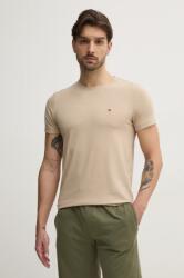 Tommy Hilfiger t-shirt bézs, férfi, sima, MW0MW10800 - bézs XXL