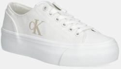 Calvin Klein sportcipő VULC FLATFORM LOW CV MG fehér, női, YW0YW01763 - fehér Női 41
