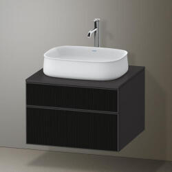 Duravit Zencha alsószekrény 65, fiókrendező nélkül, strukturált fekte/matt grafit ZE4820063800000 (ZE4820063800000)
