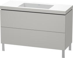 Duravit L-Cube c-bonded alsószekrény Vero Air kerámia mosdóval 120x48 cm, matt szürke LC6939N0707 (LC6939N0707)