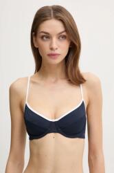 Tommy Hilfiger bikini felső sötétkék, puha kosaras, UW0UW05241 - sötétkék 70C