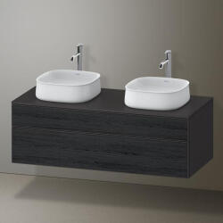 Duravit Zencha alsószekrény 130, fiókrendező nélkül, fekete tölgy/matt grafit ZE4823B16800000 (ZE4823B16800000)