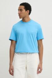 MSGM pamut póló férfi, sima, 3840MM141.257002 - kék L
