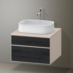 Duravit Zencha alsószekrény 65, fiókrendező nélkül, fekete tölgy/matt taupe ZE4820016830000 (ZE4820016830000)