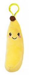 PMS International Gyümölcs Plüss Clip 12 cm - Banán (456188BA) - liliputjatek