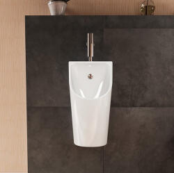 Hansgrohe EluPura Original S kerámia piszoár felső bemenettel és vario kimenettel, HygieneEffect, fehér 62049450 (62049450)