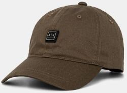 Armani Exchange pamut baseball sapka zöld, nyomott mintás, XW000312 AF12128 - zöld Univerzális méret