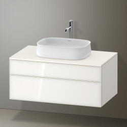 Duravit Zencha alsószekrény 100, fiókrendező nélkül, fehér üveg/matt fehér ZE4821064840000 (ZE4821064840000)