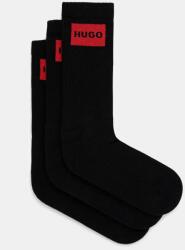 HUGO zokni 3 pár fekete, férfi, 50531515 - fekete 39-42