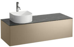 Laufen Sonar arany alsószekrény 117, 7x45, 7x34, 1 cm egy fiókkal, balos kivágással, kerámia pulttal H4054260341401 (H4054260341401)