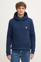 Tommy Hilfiger pamut melegítőfelső sötétkék, férfi, sima, kapucnis, MW0MW37469 - sötétkék S