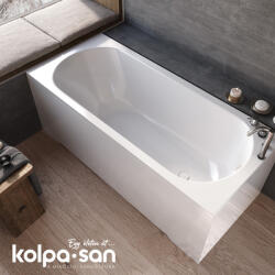 Kolpa San Betty előlapos kád kombinált masszázsrendszerrel 170x75 cm, mikro fúvókákkal, fehér 513630 (513630)