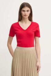 Tommy Hilfiger pamut póló női, piros, WW0WW40584 - piros XL