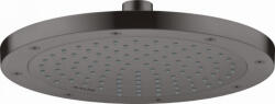 Hansgrohe ShowerSolutions egy funkcós fejzuhany 245 EcoSmart, szálcsiszolt fekete króm 35381340 (35381340)