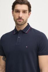 Tommy Hilfiger poló sötétkék, férfi, sima, MW0MW38459 - sötétkék M