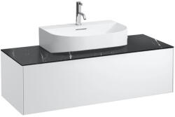 Laufen Sonar matt fehér alsószekrény 117, 7x45, 7x34, 1 cm egy fiókkal, kerámia pulttal H4054510341431 (H4054510341431)