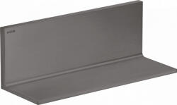 Hansgrohe Universal 30 cm hosszúságú szögletes polc szálcsiszolt fekete króm 42644340 (42644340)