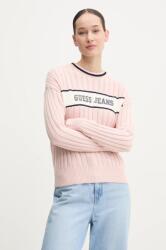 Guess Jeans pamut pulóver rózsaszín, W5RR46 Z3HM1 - rózsaszín XL
