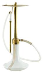 Oduman Cosmo Hookah Gold Body-White Glass