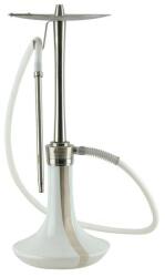 Oduman Cosmo Hookah Silver Body-White Glass