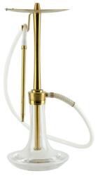 Oduman Cosmo Hookah Gold Body-Clear Glass