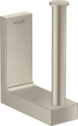 Hansgrohe Universal Négyszögletes tartalék WC papír tartó, szálcsiszolt nikkel 42654820 (42654820)