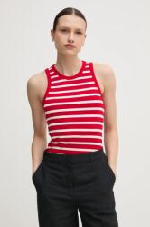Tommy Hilfiger top női, piros, WW0WW38635 - piros XL - answear - 17 990 Ft