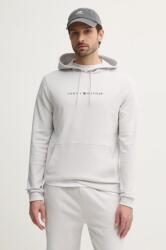 Tommy Hilfiger felső szürke, férfi, nyomott mintás, kapucnis, UM0UM03506 - szürke XL