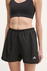 adidas Performance rövidnadrág futáshoz Run It fekete, sima, magas derekú, IX5992 - fekete XS