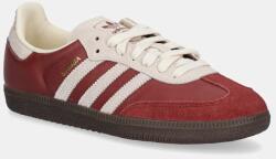 Adidas bőr sportcipő Samba OG bordó, JI3216 - burgundia Női 47 1/3
