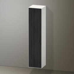 Duravit Zencha magas szekrény 176x40 cm, balos, fekete tölgy/matt fehér ZE1352L16840000 (ZE1352L16840000)