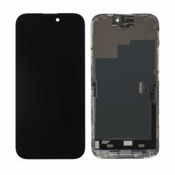 Apple iPhone 15 Pro, LCD kijelző érintőplexivel, fekete (GYÁRI FELÚJÍTOTT)