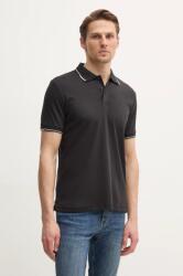 Calvin Klein pamut póló fekete, sima, K10K114130 - fekete L