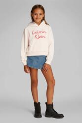 Calvin Klein gyerek felső rózsaszín, nyomott mintás, kapucnis, IG0IG02850 - rózsaszín 128