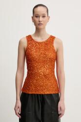 Never Fully Dressed top Rust Sequin narancssárga, NFDTO1615 - narancssárga XS