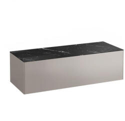 Laufen Sonar titán alsószekrény kivágás nélkül 117, 7x45, 7x34, 1 cm egy fiókkal, kerámia pulttal H4054200341421 (H4054200341421)