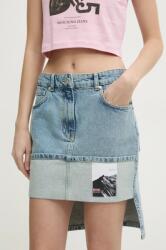 Moschino Jeans farmer szoknya mini, egyenes, 0112 3217 - kék 27