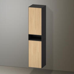 Duravit Zencha magas szekrény 176x40 cm, balos, natur tölgy/matt grafit ZE1353L30800000 (ZE1353L30800000)