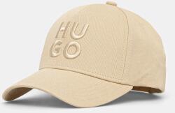 HUGO pamut baseball sapka bézs, nyomott mintás, 50533409 - bézs Univerzális méret